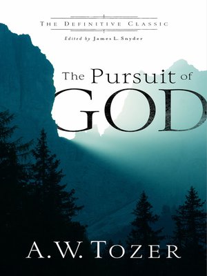 cover image of The Pursuit of God (The Definitive Classic)